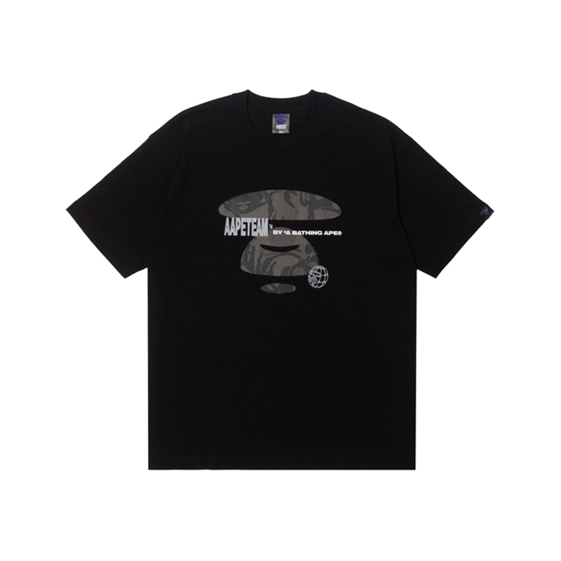 

Футболка Aape с принтом, черная BKX