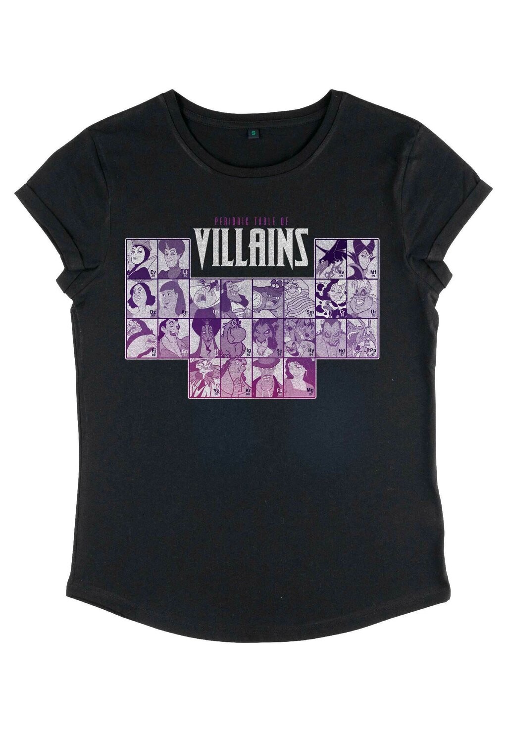 

Футболка с принтом DISNEY VILLAINS PERIODIC VILLAINS Disney, черный