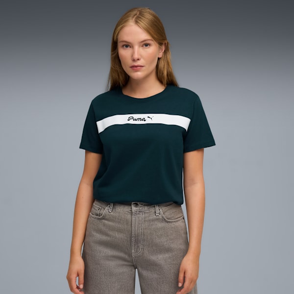 

Женская футболка Upfront Puma, зеленый