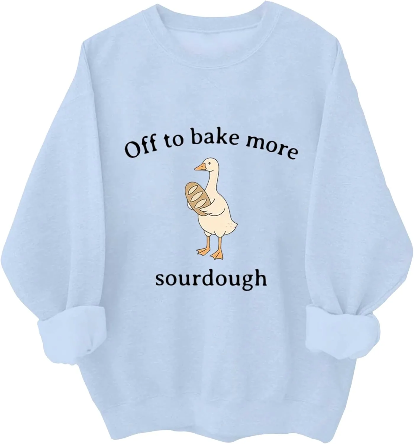 

Толстовка Off To Bake More Sourdough с милым гусем Relliot