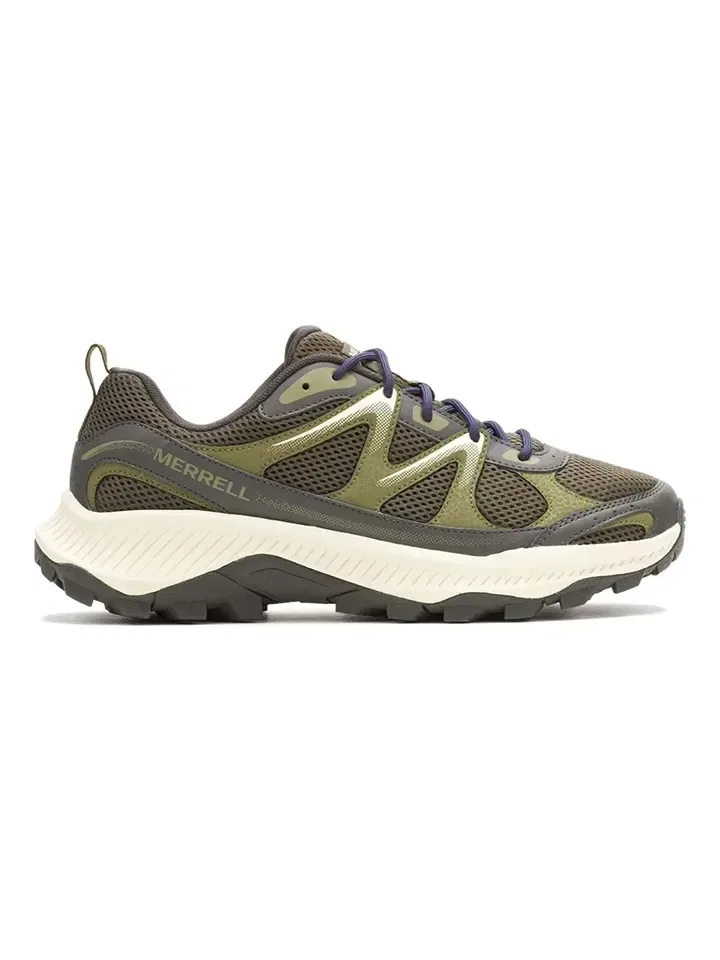 Треккинговые ботинки из текстиля, Merrell, оливковый