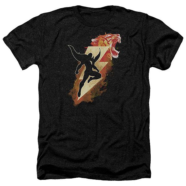 

Футболка Shazam movie tiger bolt adult heather Licensed Character