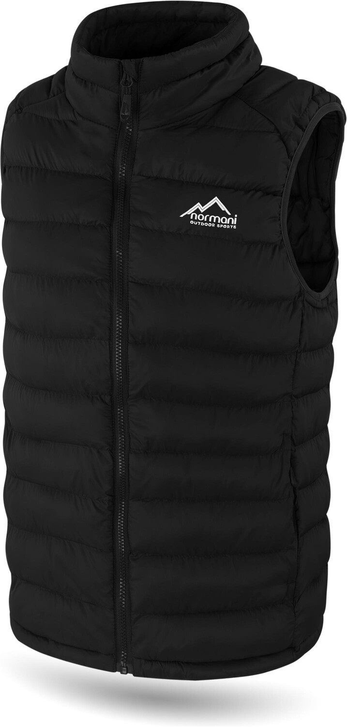Утепленный жилет Normani Outdoor Sports Kinder „Eriboll“, черный — фото 3
