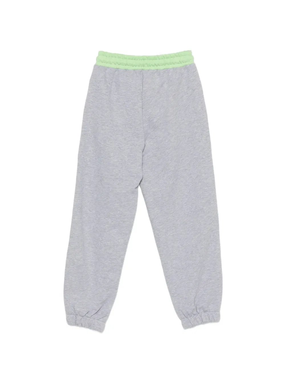 Спортивные брюки с завязками и логотипом Msgm Kids, серый — фото 2