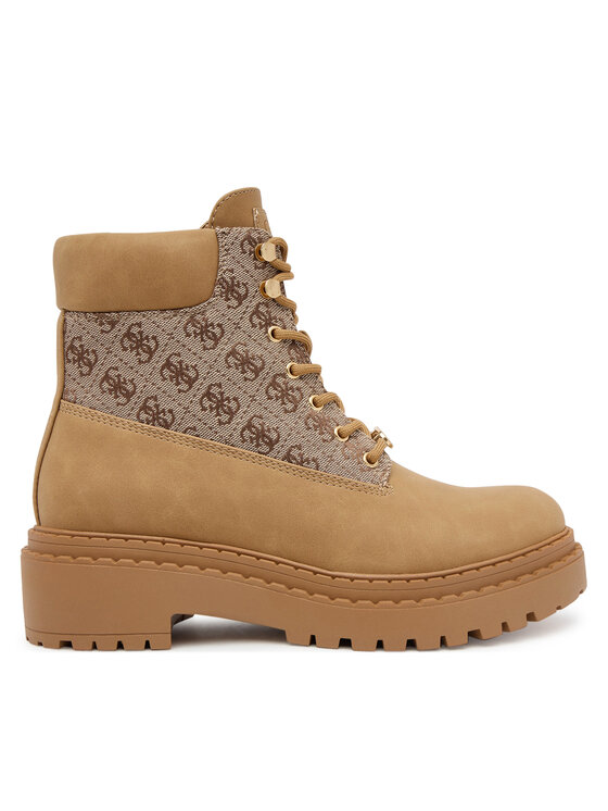 Шнурованные ботильоны FLTLEA FAL10 Guess, коричневый