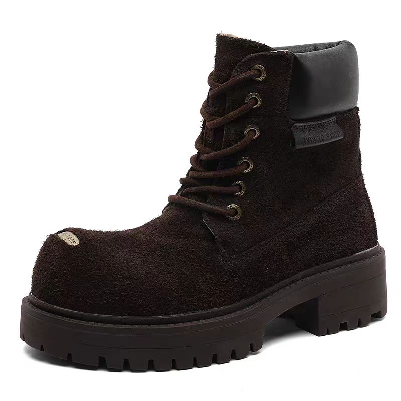 

TH FABRICATE Коричневые унисекс ботинки Crew Martin, цвет Brown