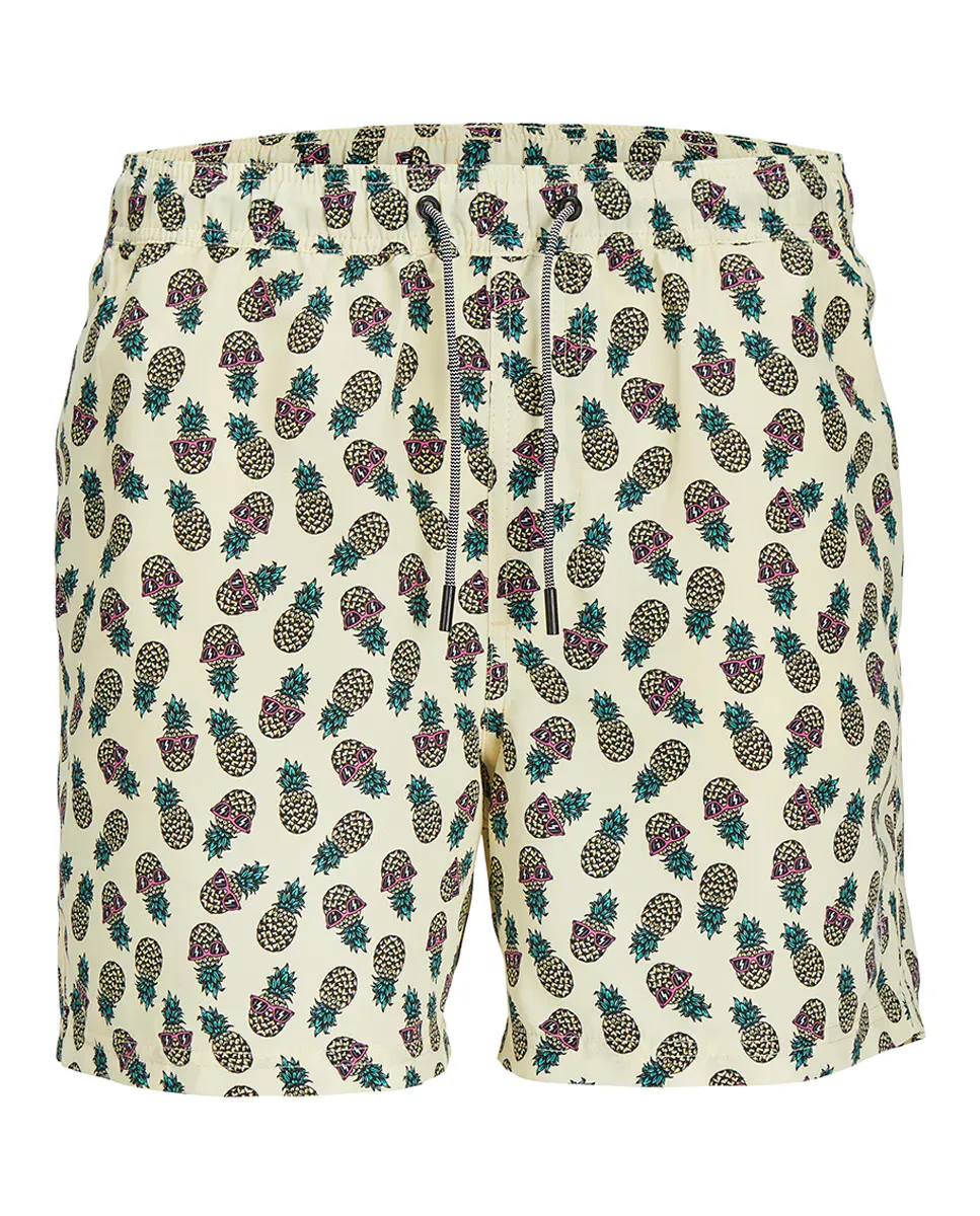 

Мужской купальник с абстрактным принтом Jack & Jones, желтый
