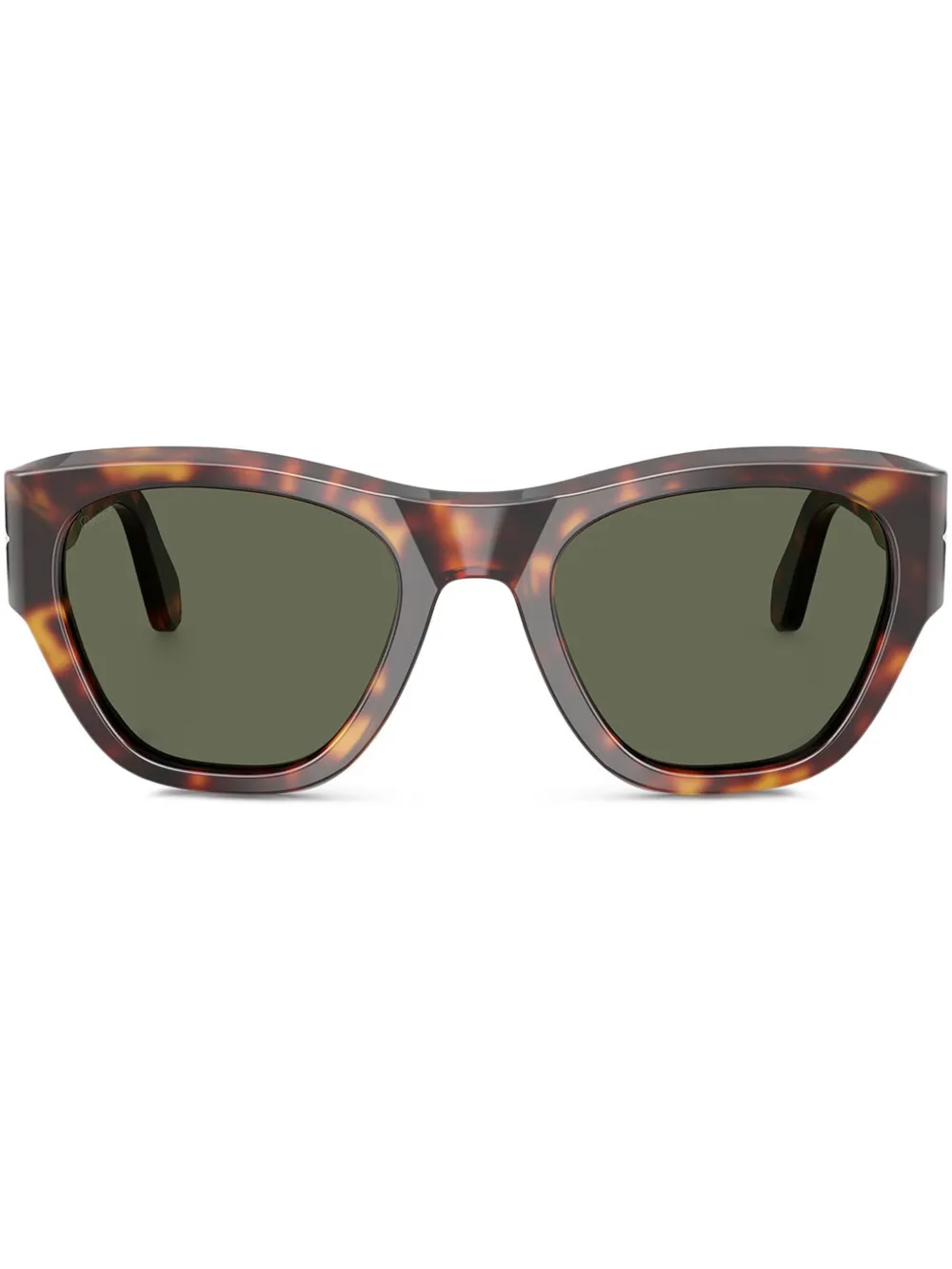

Солнцезащитные очки в квадратной оправе Persol, коричневый