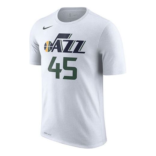 

Футболка nba basketball quick dry utah jazz 4 no. 5 white Nike, белый