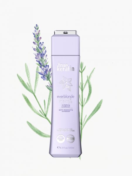 

True Keratin Everblonde Color Plenish Revitalizing Conditioner - Кондиционер, нейтрализующий желтый оттенок после кератина 250 мл Inna marka