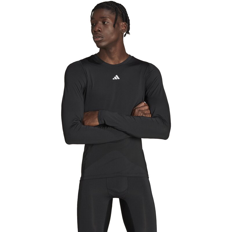 Рубашка Techfit Aeroready Adidas, черный — фото 2