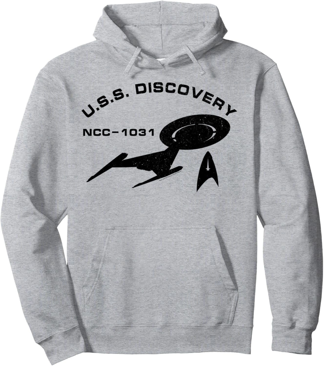 

Коллегиальная толстовка Star Trek Discovery NCC-1031, серая, Серый, Коллегиальная толстовка Star Trek Discovery NCC-1031, серая