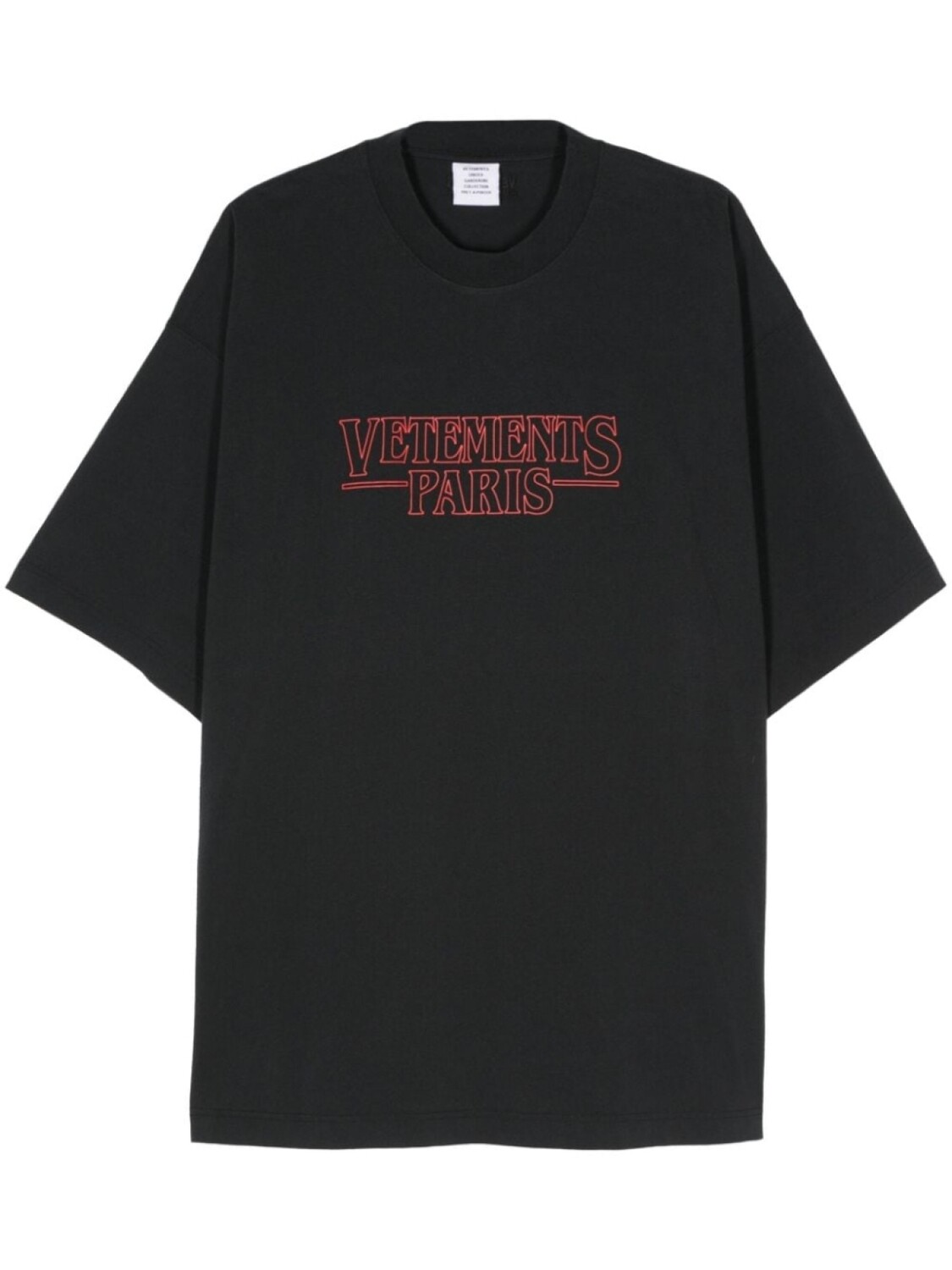 

VETEMENTS футболка с логотипом, черный