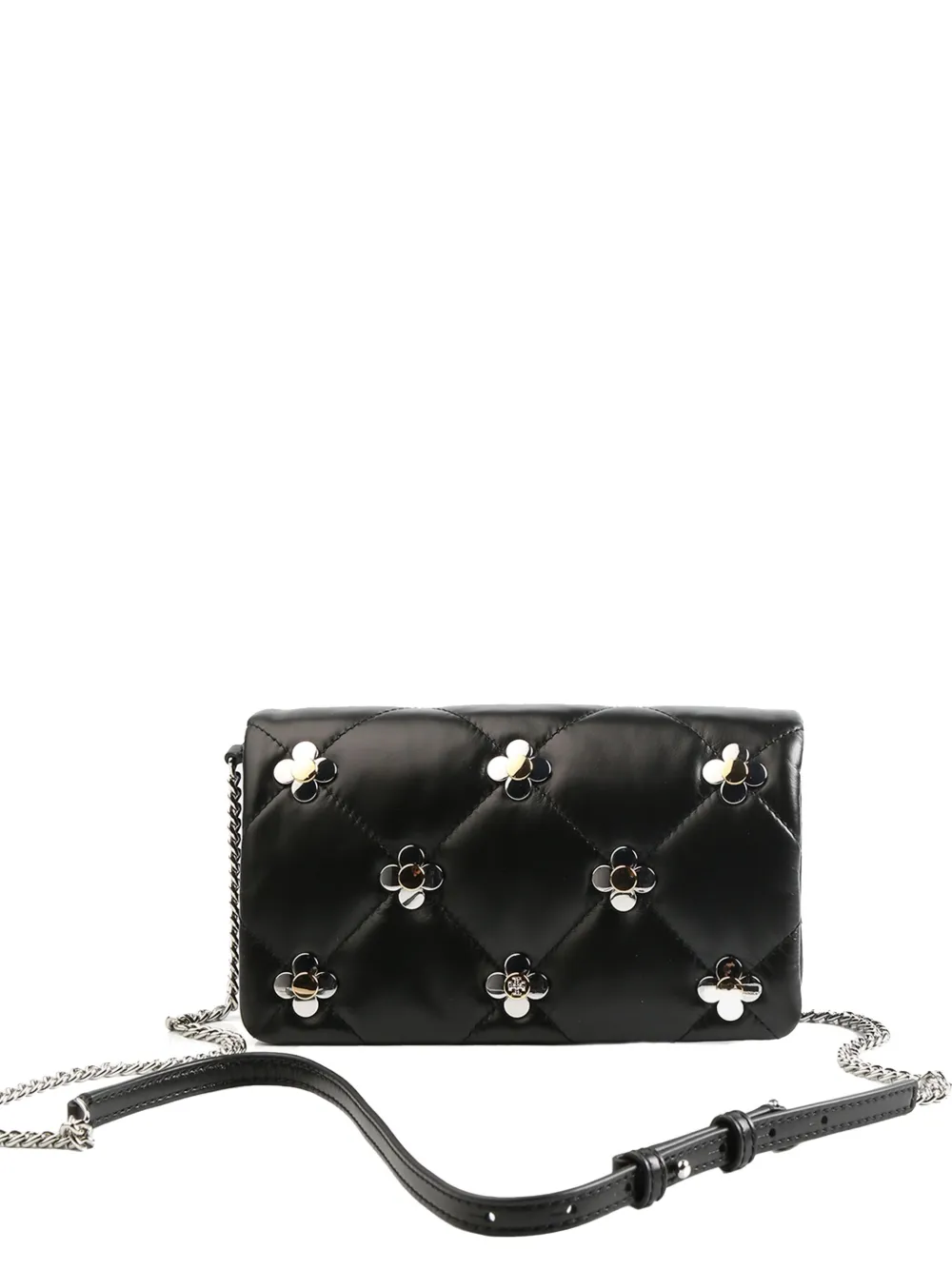 

Кожаная сумка через плечо Tory Burch, черный