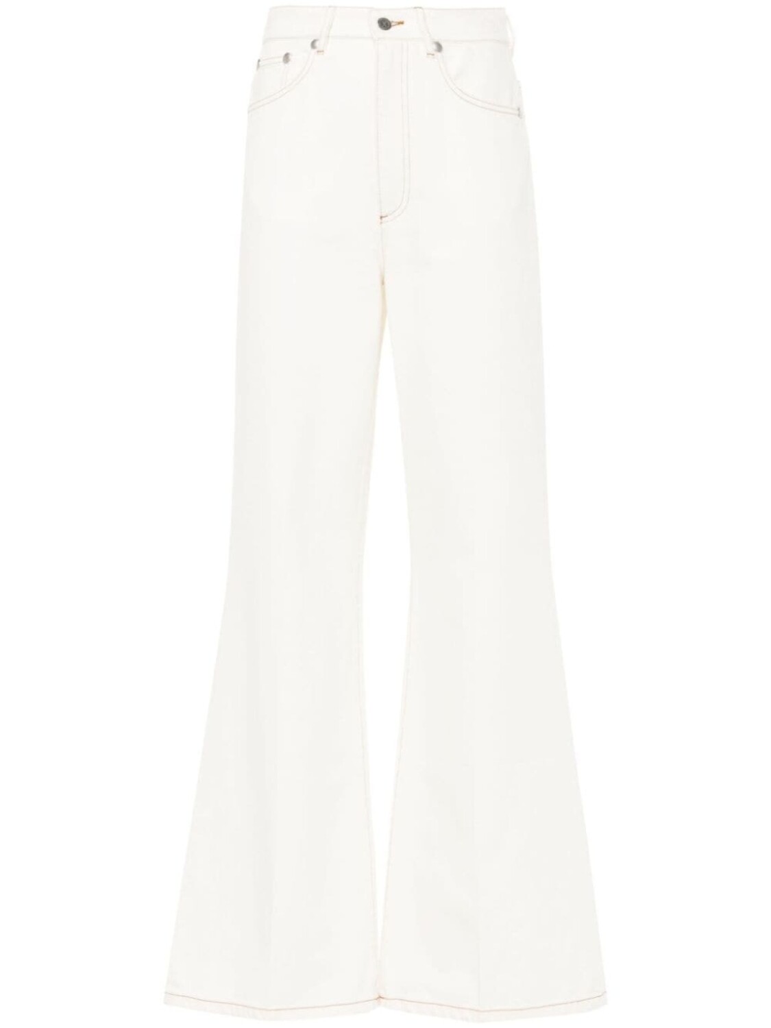 

A.P.C. широкие джинсы Clinteau с завышенной талией, серый