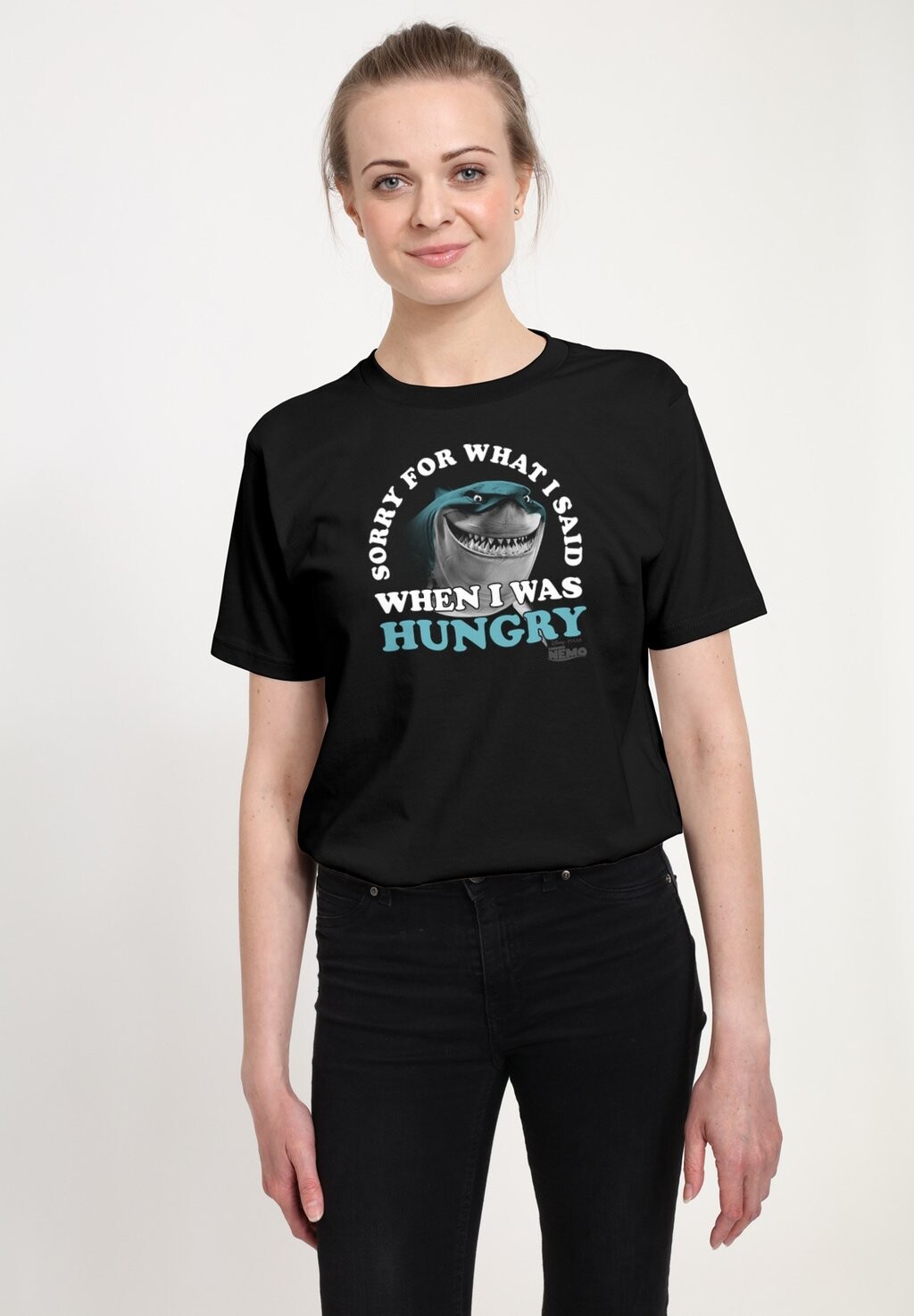 

Футболка с принтом FINDING NEMO HUNGRY BRUCE Henry Tiger, черный