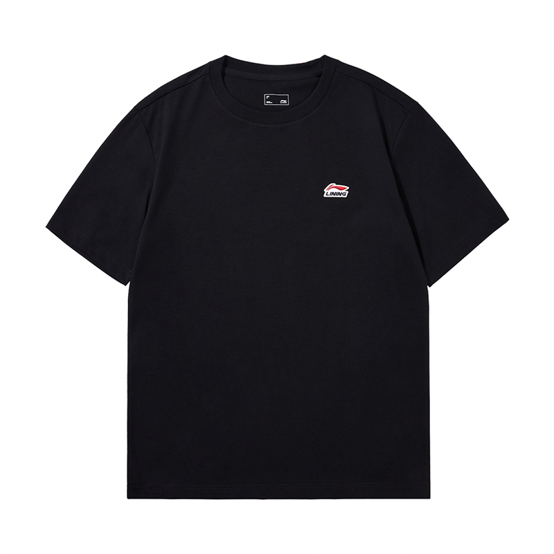 

LINING Футболка унисекс черная, Черный, LINING Футболка унисекс черная