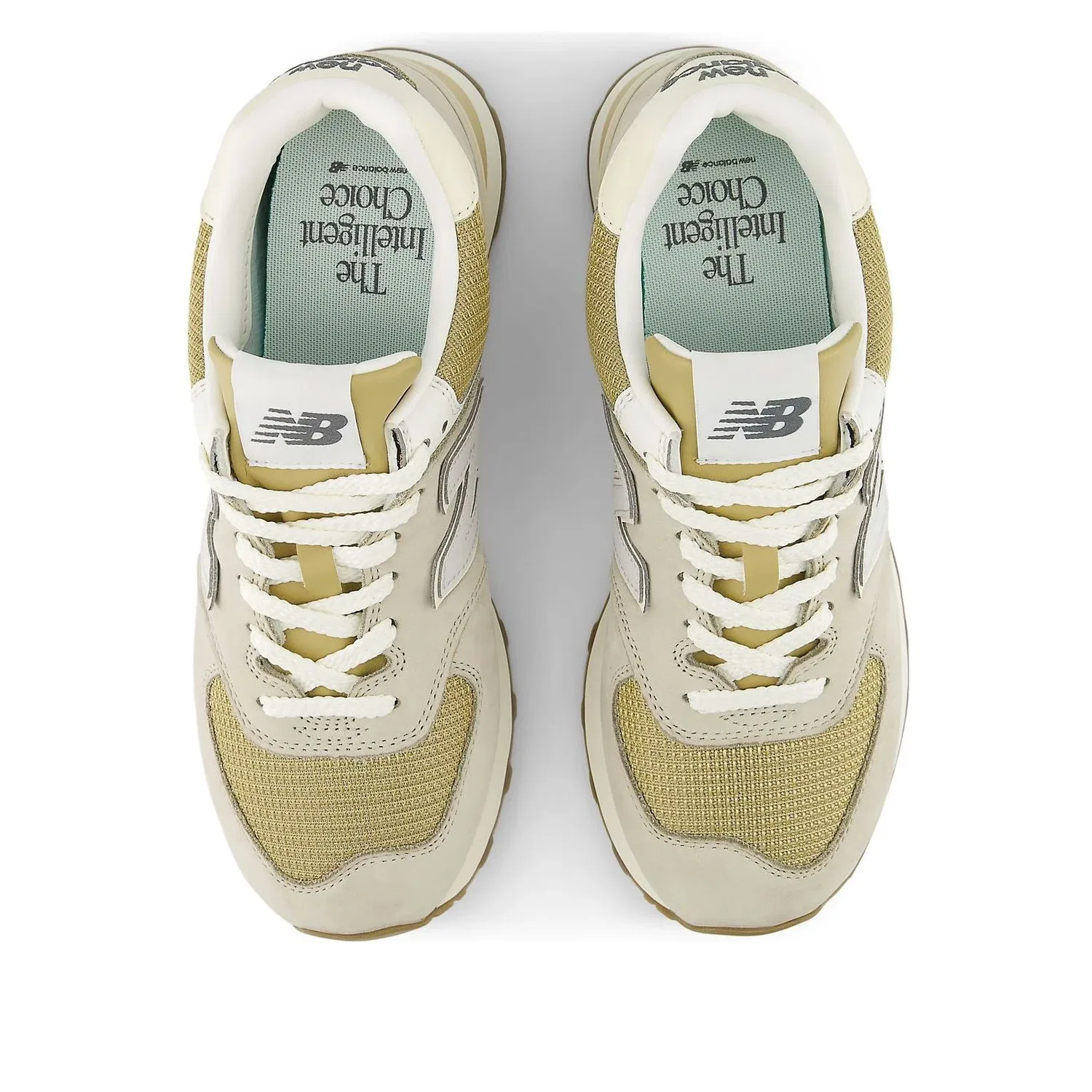 Кроссовки New Balance 574 'Бежевый темно-серебристый металлик' U5748DF — фото 3