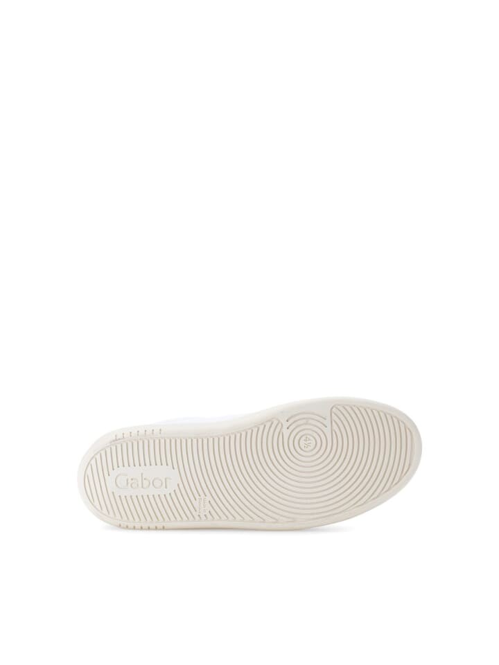 Кроссовки на шнуровке Gabor Fashion Sneaker low, белый — фото 4
