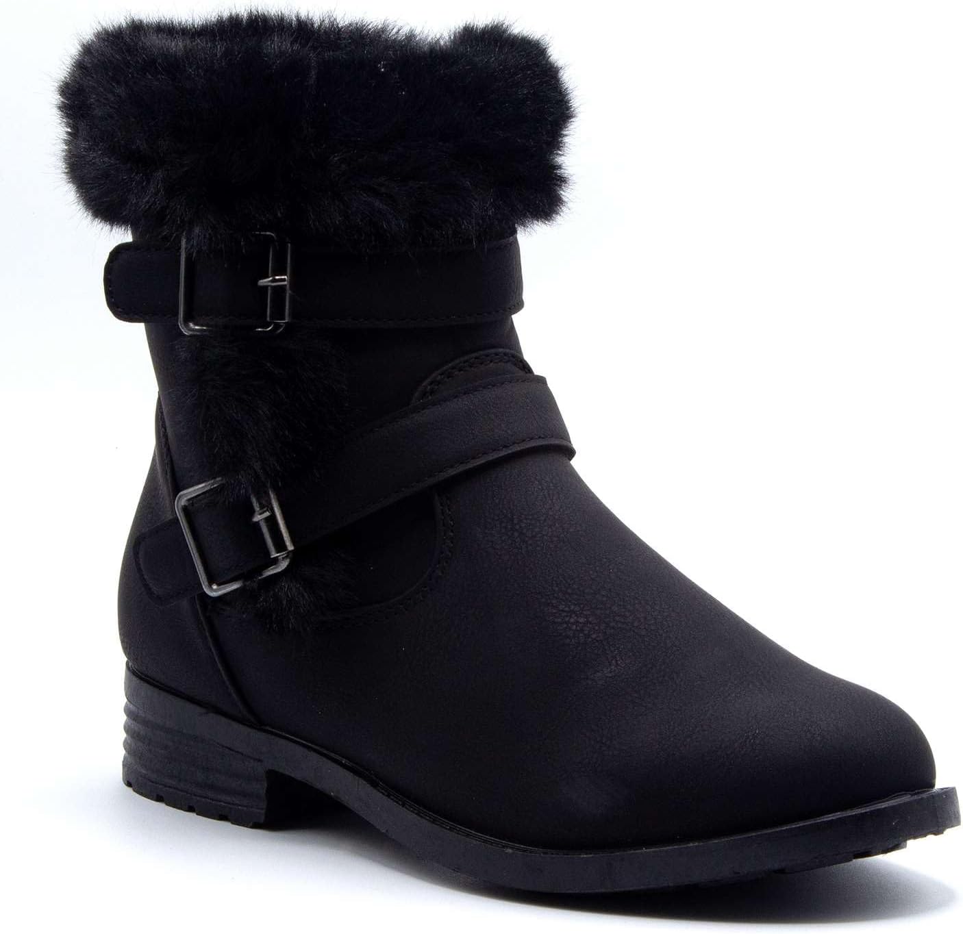 

Ботиночки для маленьких девочек Jazamé, ботинки до щиколотки с круглым носком, на молнии, модные, для нарядного образа, Black-B