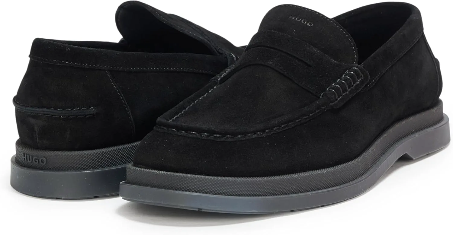 Мокасины-лоаферы Hugo Mens Chaol Suede, черный — фото 3