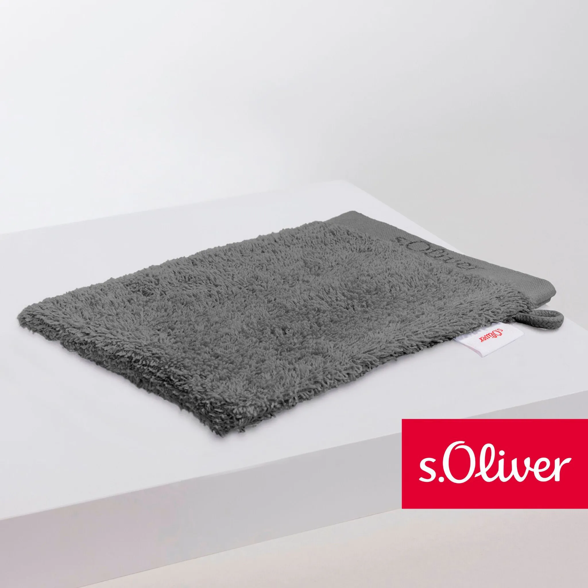 

S.Oliver Рукавицы для мытья «s. Oliver» (1 шт., мочалка 16 х 21 см), особенно мягкая и впитывающая, серый