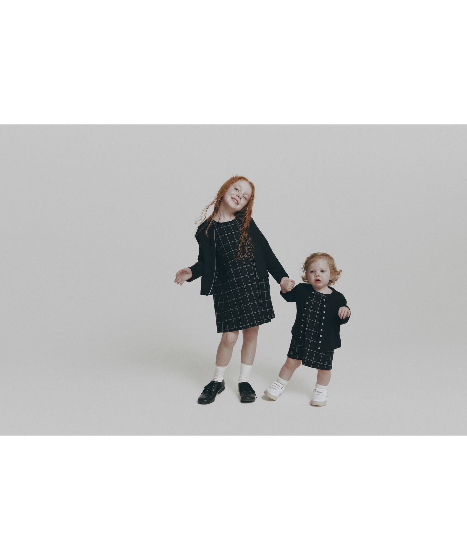 Детский хлопковый кардиган с длинными рукавами из меланжевой ткани Agnes b. ENFANT, Black — фото 2
