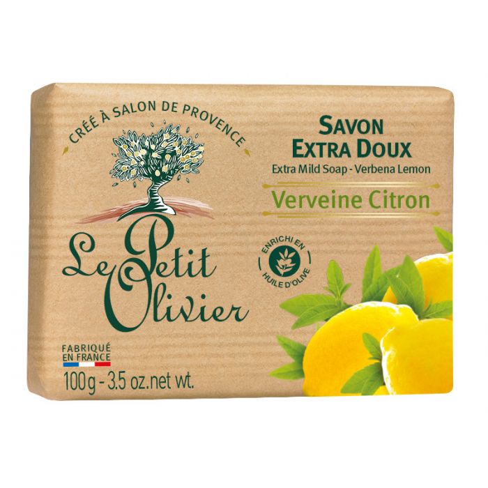 

Мыло Pastilla Jabón Verbena & Limón Le Petit Olivier, 100 gr