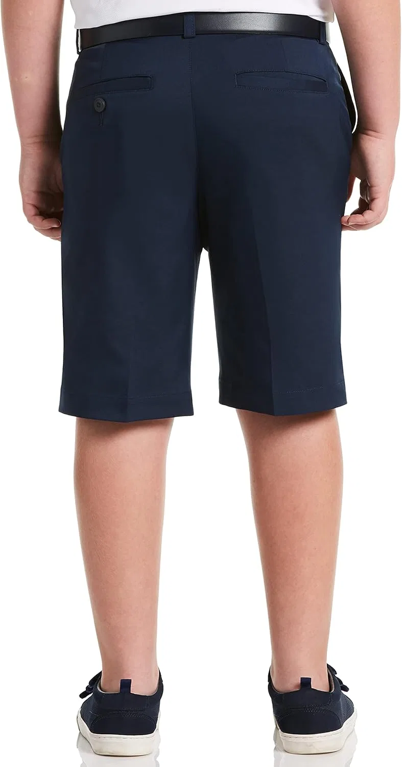 Шорты PGA TOUR Big Boy's Flat Front Short, Navy — фото 3