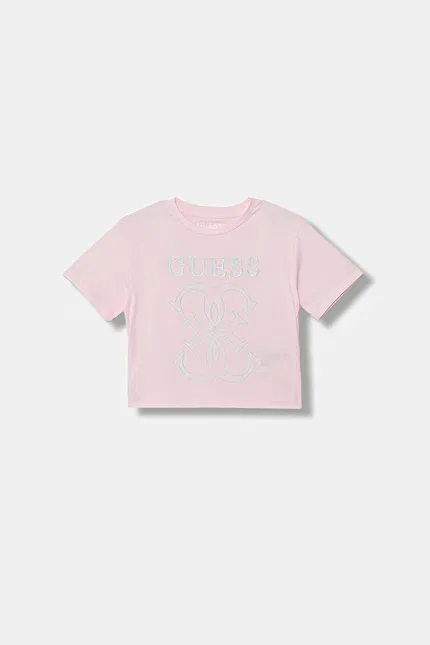 Футболка детская с коротким рукавом Guess, розовый