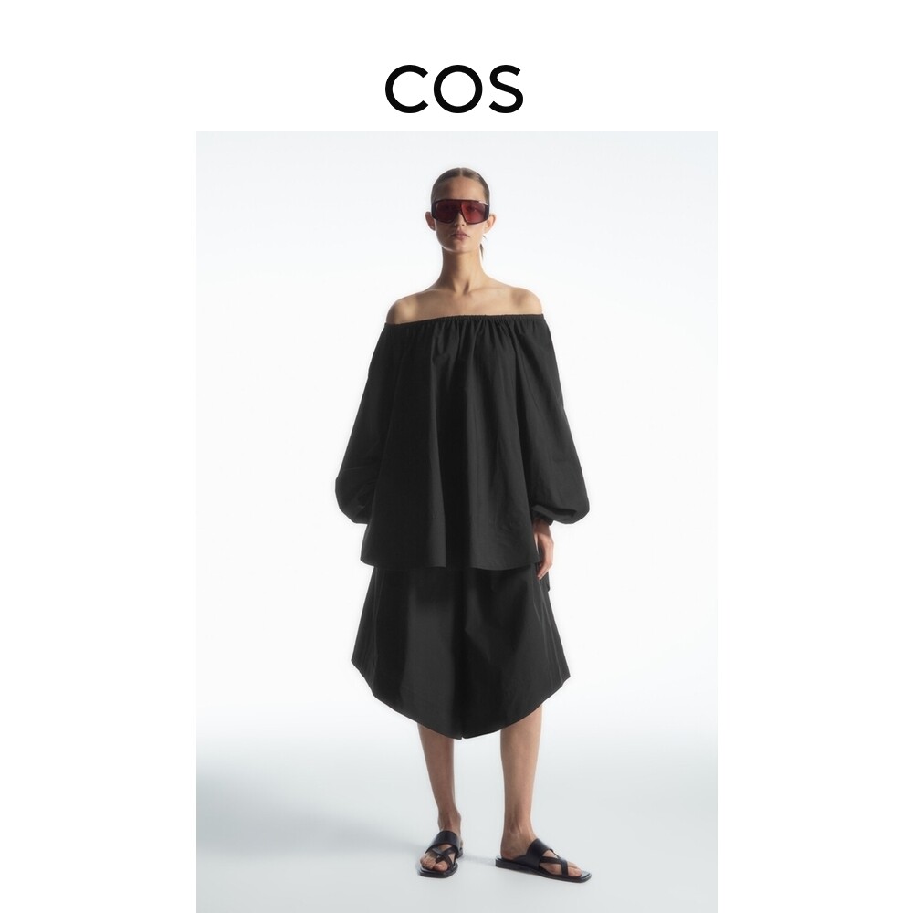 

Женские шорты Cos со сборками, черный