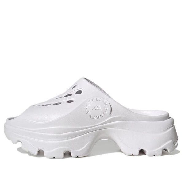 Тапочки stella mccartney x clog 'triple white' Adidas, белый