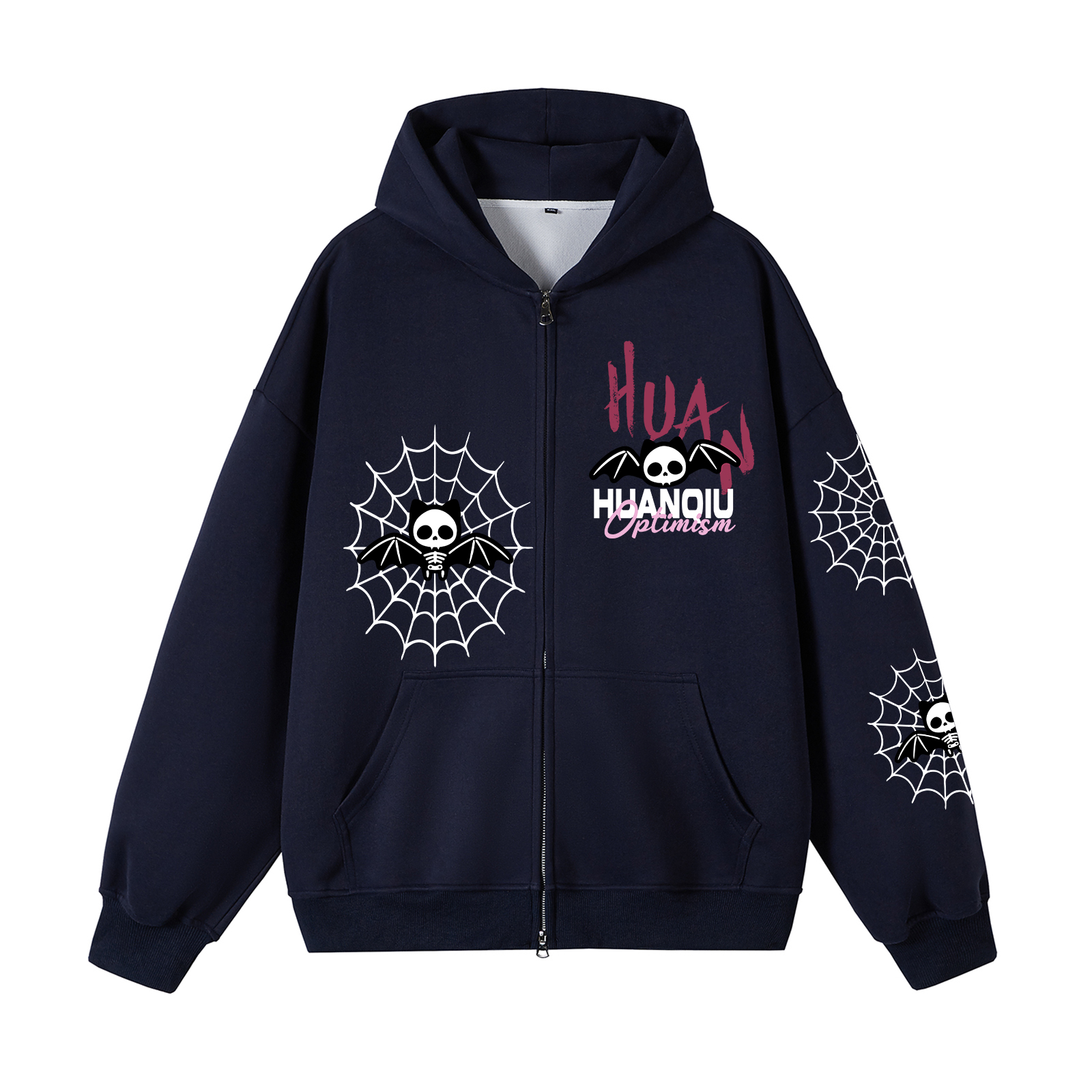 

Толстовка Unisex Hooded Moderate Cardigan HUANQIU, темно-синий