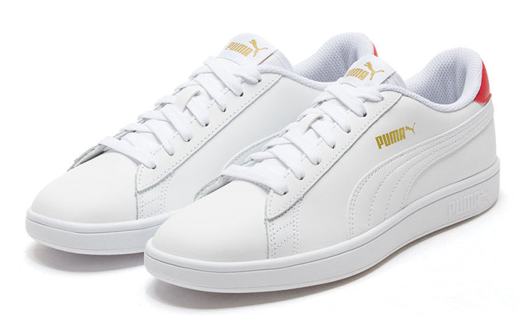 Кеды PUMA Smash V2 'White High Risk Red', красный — фото 3