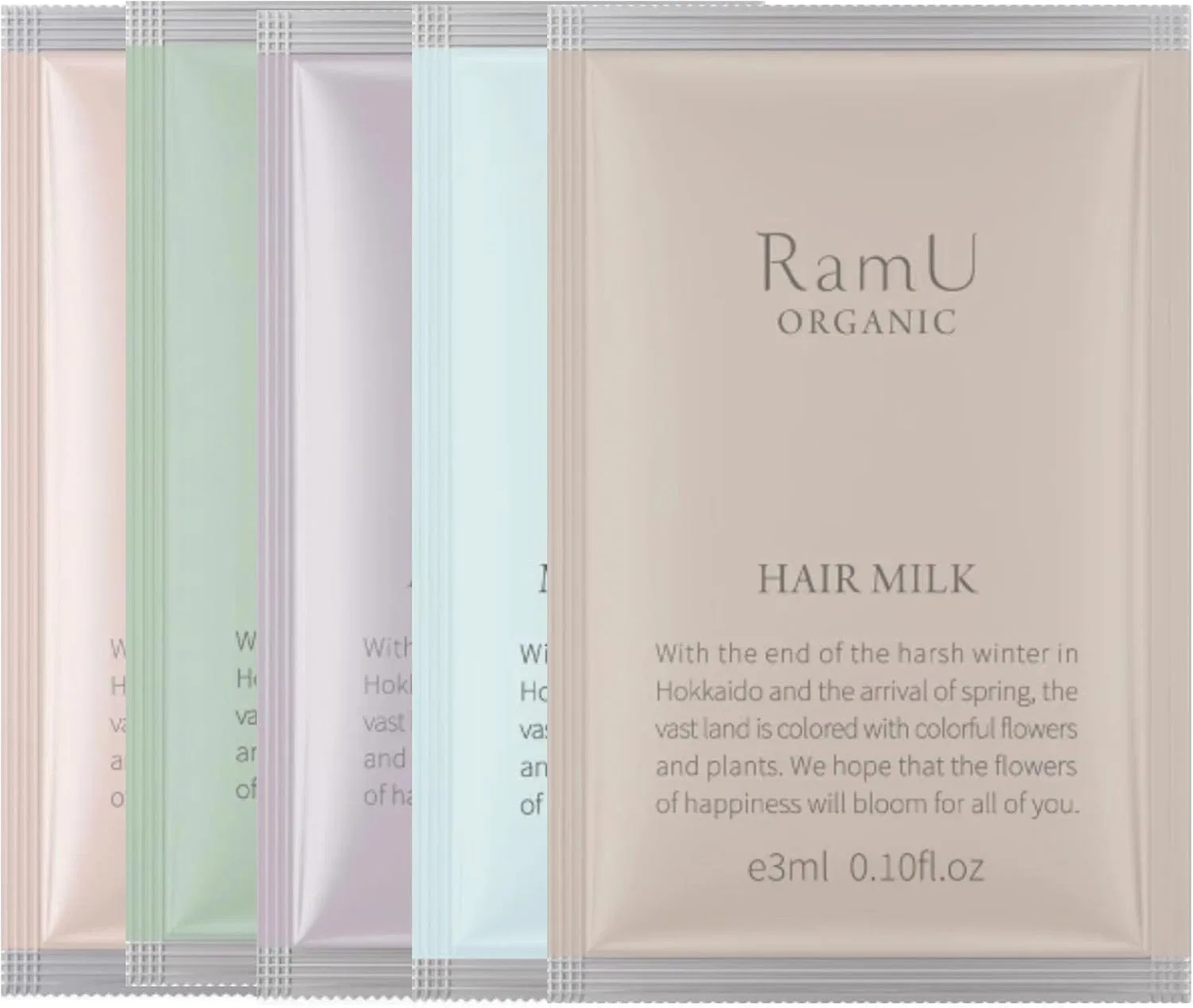 Набор для ухода за лицом Organic RamU Пауч 5 предметов 10 наборов