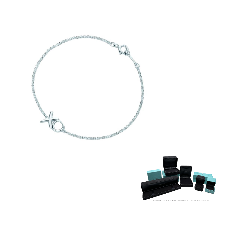 

TIFFANY & CO. Браслет Paloma Picasso 925 Sterling Silver для женщин в светло-голубом цвете