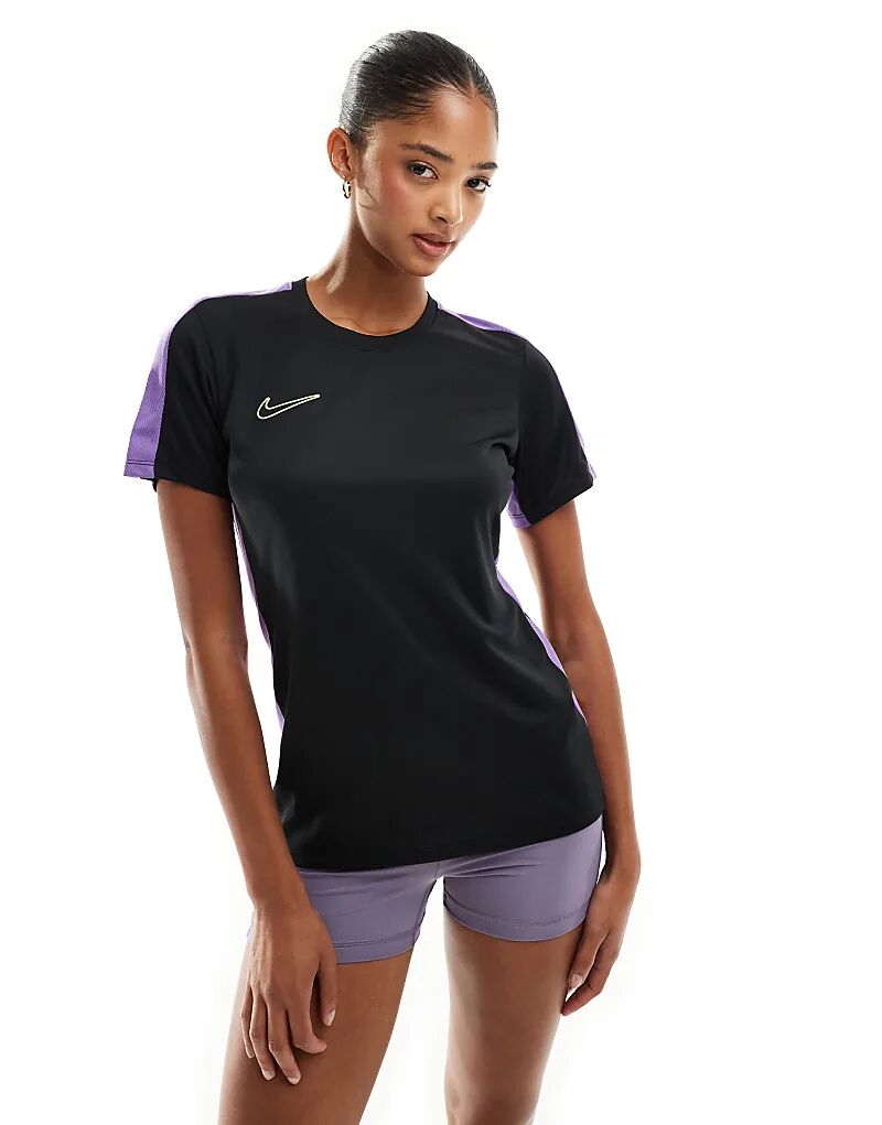 

Футболка Academy 23 черного и фиолетового цветов Nike Football