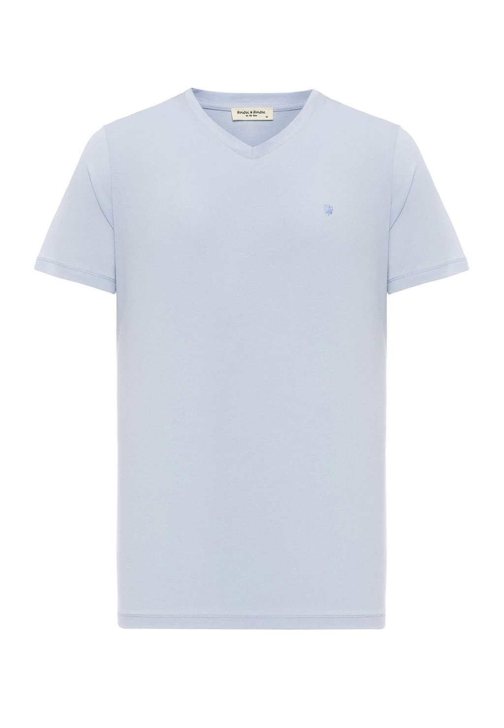 

Футболка базовая Soni V Neck Regular Fit anou anou, темно-синий