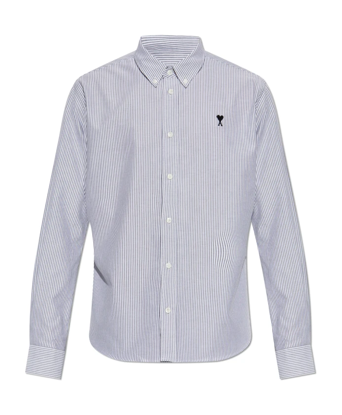 

Футболка с логотипом Ami Paris, синий