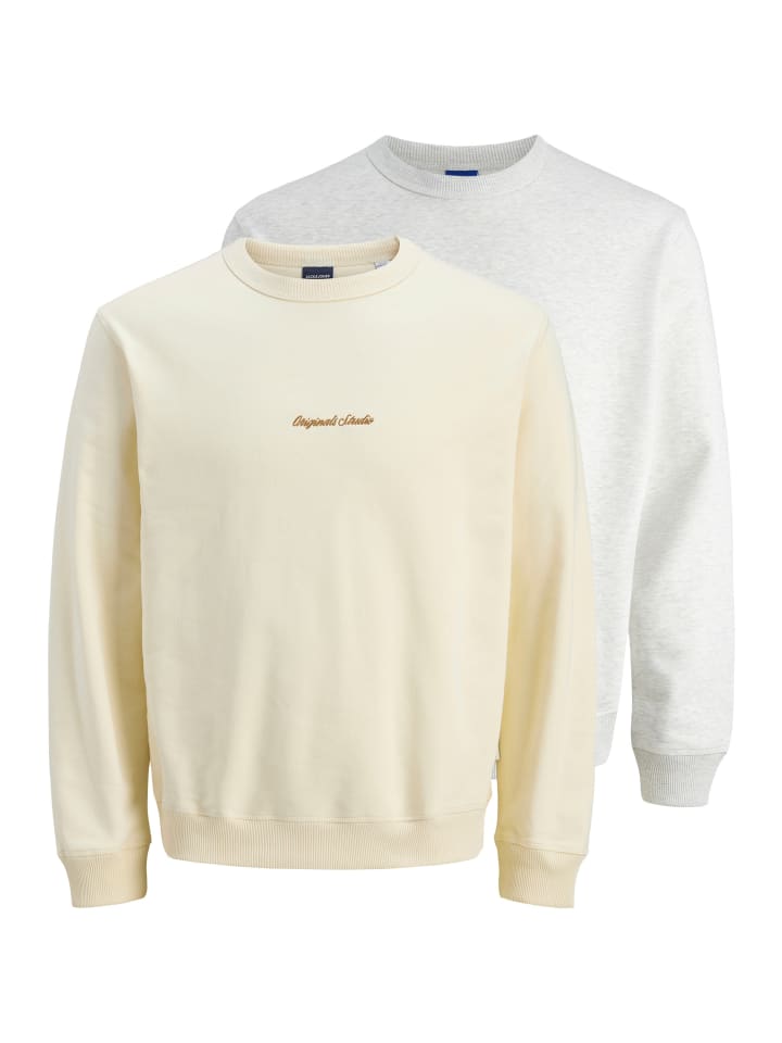 

Толстовка Norrebro бежевого/светло-серого цвета Jack & Jones, Серый, Толстовка Norrebro бежевого/светло-серого цвета Jack & Jones