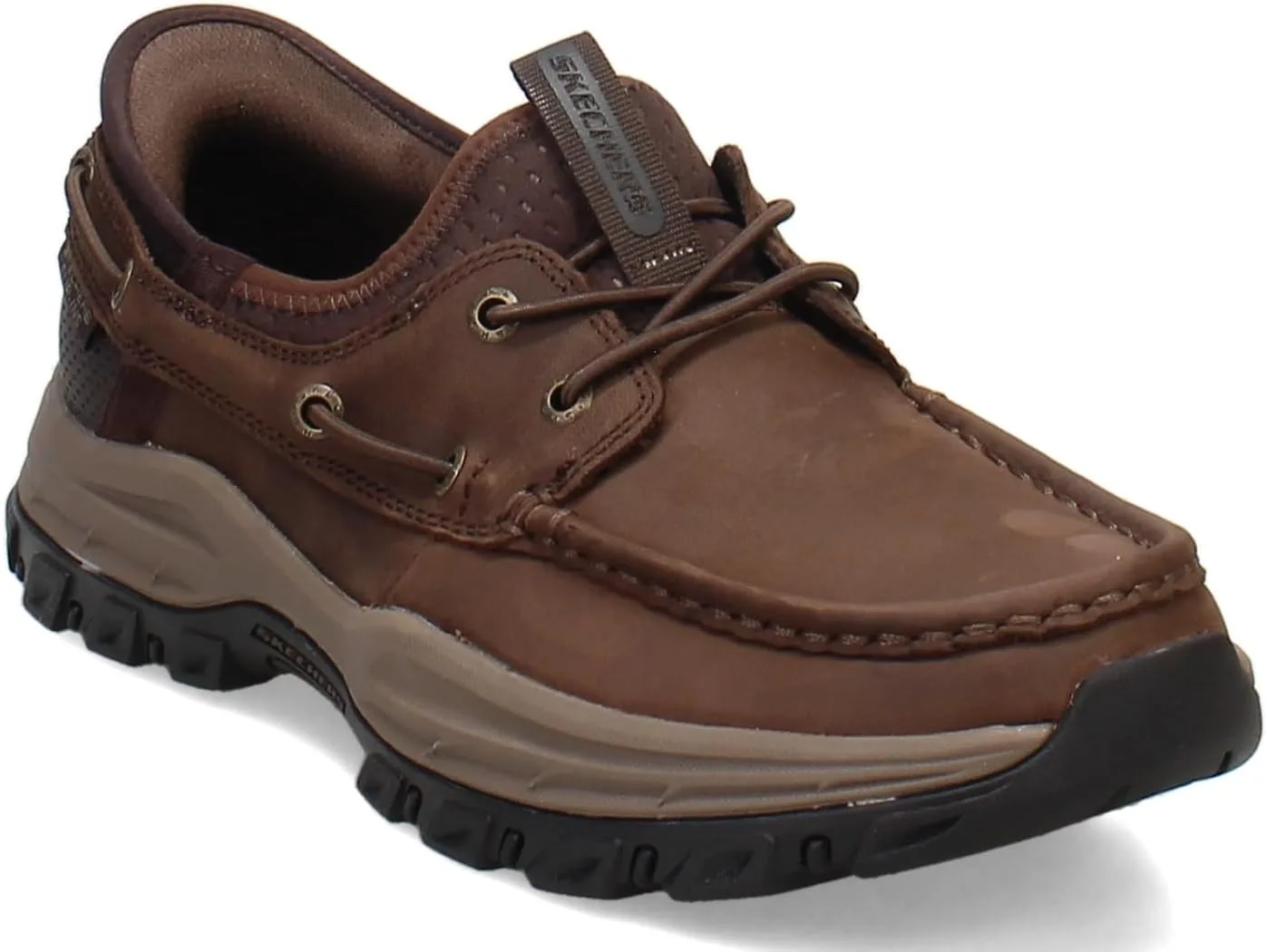 Мужские мокасины Skechers Knowlson-Shore Thing Hands Free Slip-in, какао — фото 2