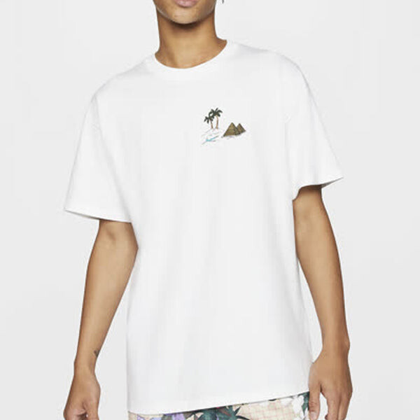 Футболка Nike SB Skate T-Shirt Back Shoe Skateboard Round Neck Short Sleeve White, белый — фото 3