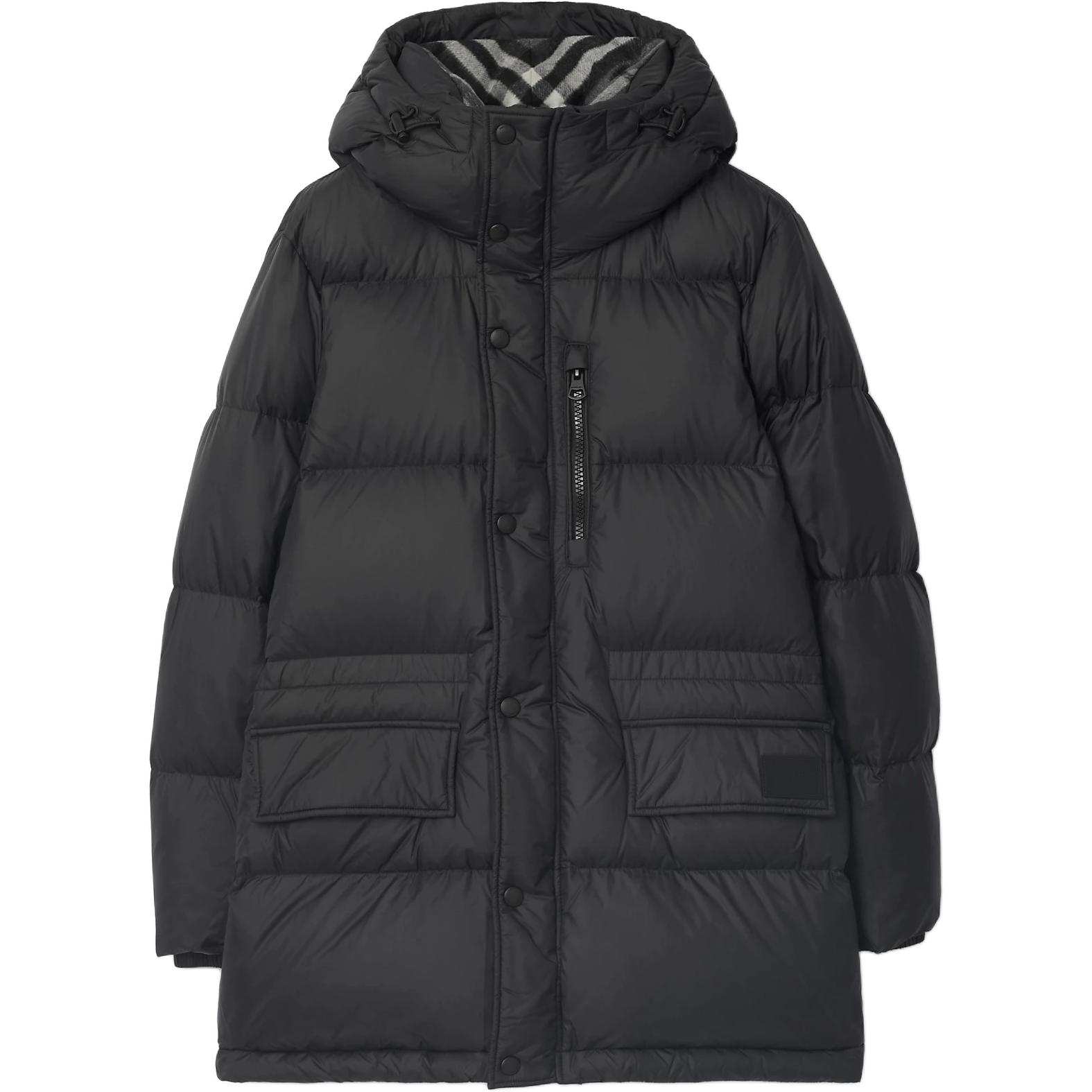 

Burberry Пуховик мужской черный, Black