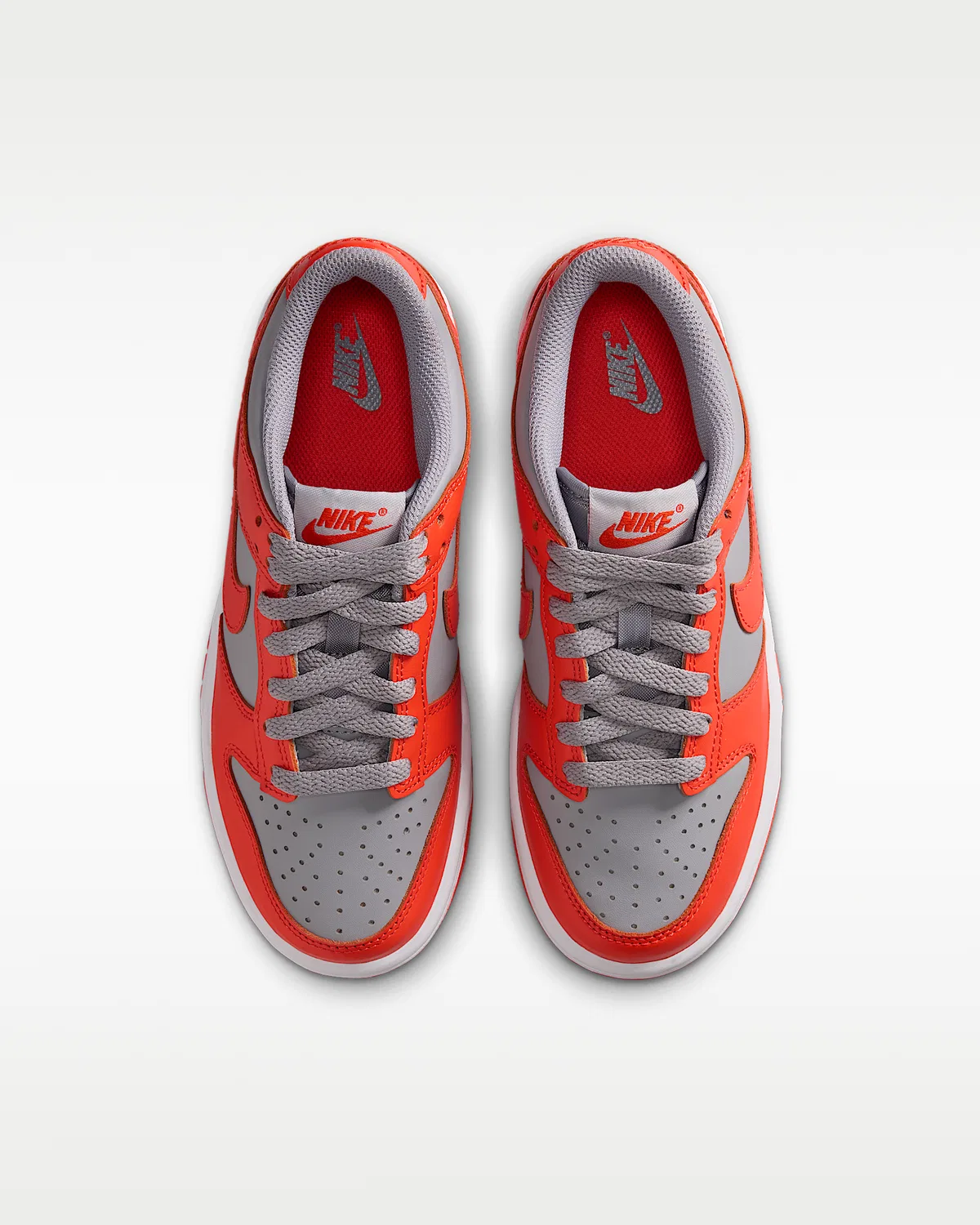 Кроссовки Nike Dunk Low для детей, Cement Grey/Team Orange/White/Team Orange — фото 4