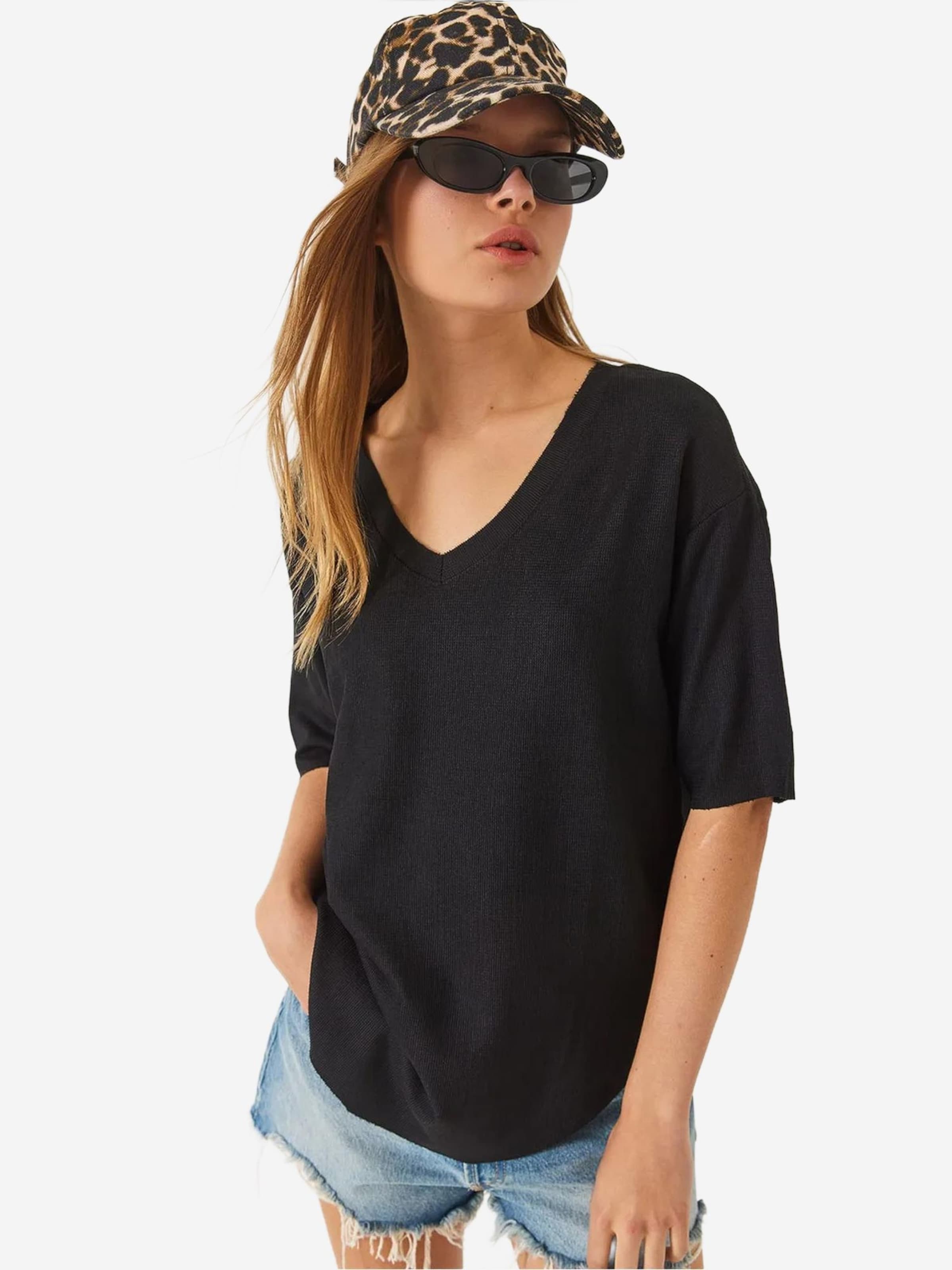 

Bianco Lucci Футболка в черном цвете