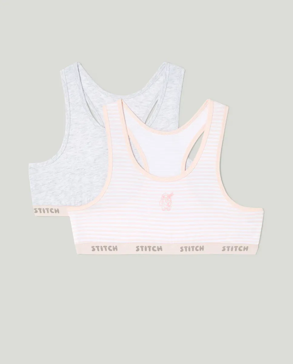 

Stitch Спортивные топы 2 упаковки Cotton Juice, цвет Rosa