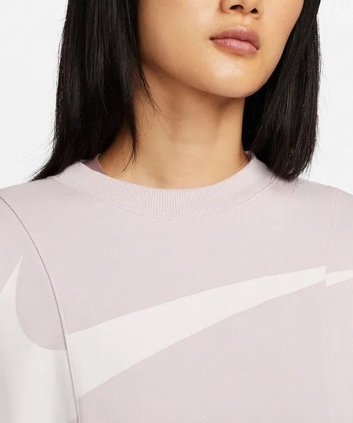 Коллекция женская Nike NSW Air OOS флис L/S Кружевной розовый — фото 4
