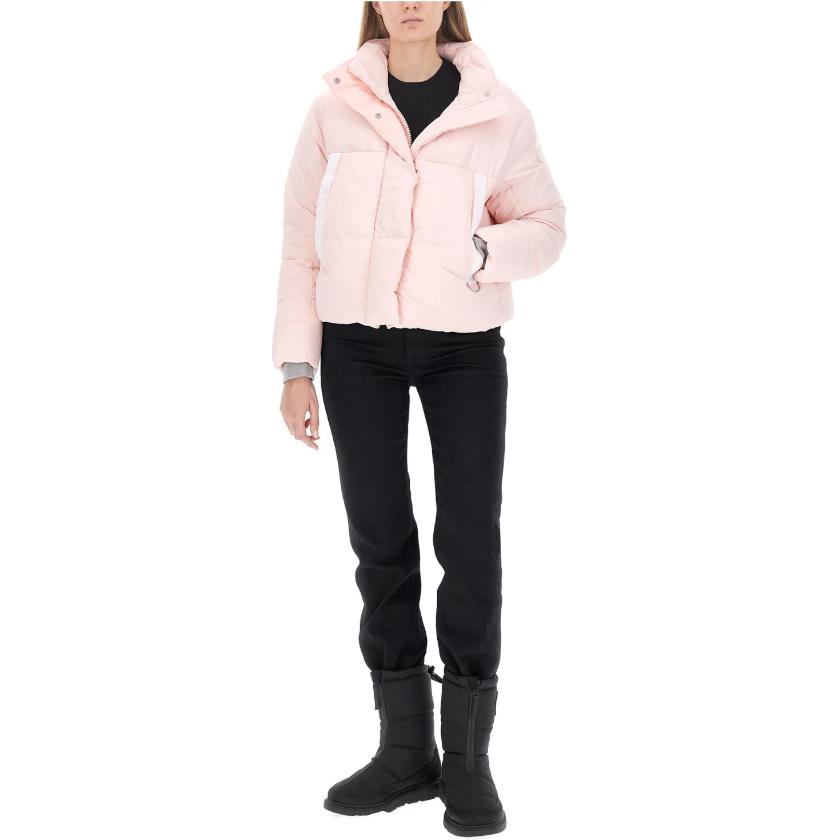 Canada Goose Женская розовая пуховая куртка, Pink — фото 4