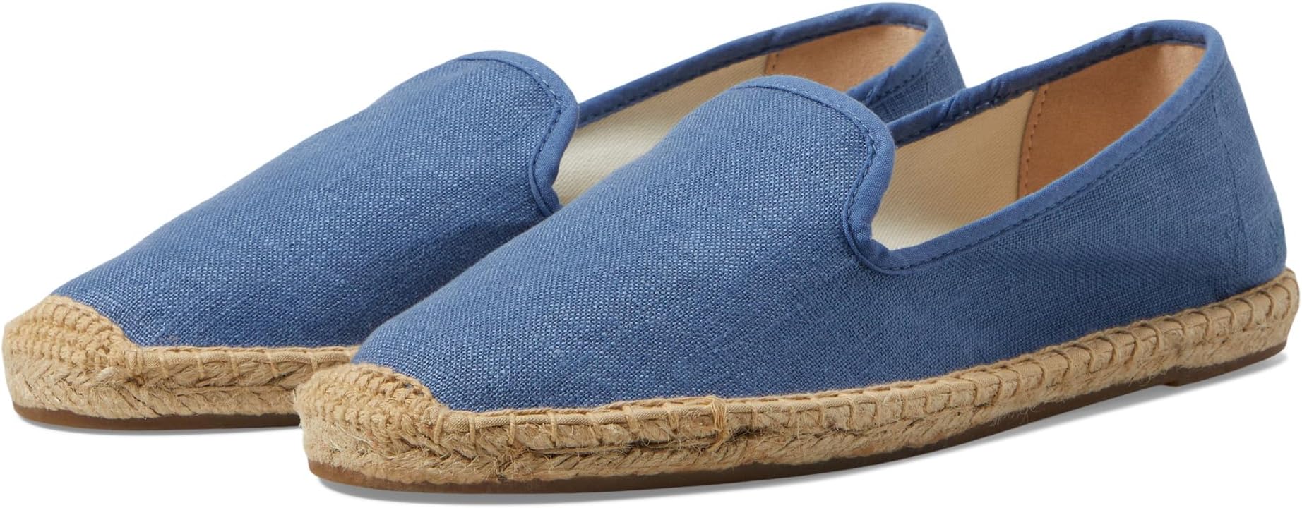 

Лоферы Soludos Smoking Slipper Espadrille, цвет Tonal Blue