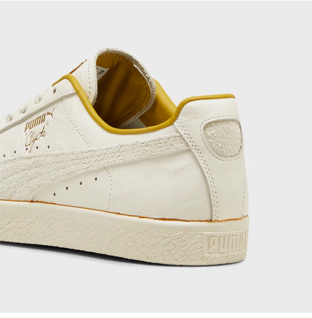 Мужские низкие кроссовки Clyde The Neverone IV цвета Frost Ivory от Puma — фото 3